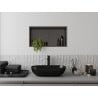 Mexen X-Wall-R nisvak met flens en plank 60 x 30 cm, geborsteld geweergrijs - 19E0603010S