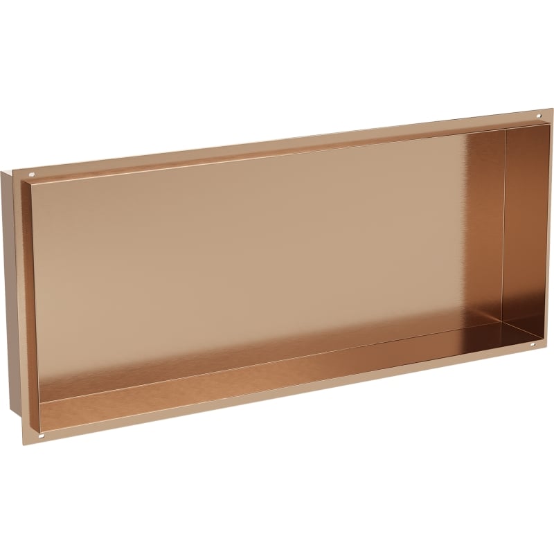 Mexen X-Wall-NR prateleira embutida sem borda 75 x 30 cm, cobre escovado - 19C1753010
