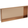 Mexen X-Wall-NR prateleira embutida sem borda 75 x 30 cm, cobre escovado - 19C1753010