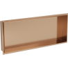 Mexen X-Wall-NR recessed shelf without flange 75 x 30 cm, brushed copper - 19C1753010
