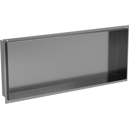 Mexen X-Wall-NR półka wnękowa bez kołnierza 75 x 30 cm, gun gray szczotkowany - 19E1753010