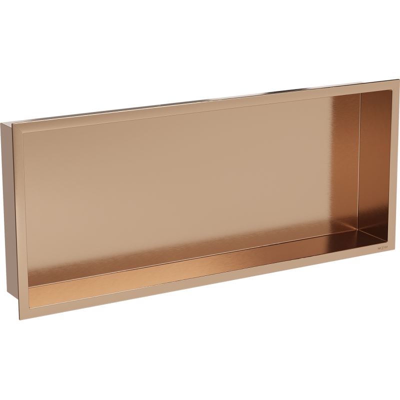 Mexen X-Wall-R nišas plaukts ar atloku 75 x 30 cm, matēts varš - 19C0753010