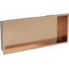 Mexen X-Wall-R nise plank met flens 75 x 30 cm, geborsteld koper - 19C0753010