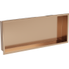 Mexen X-Wall-R nišna polica s prirubnicom 75 x 30 cm, brušena bakar - 19C0753010