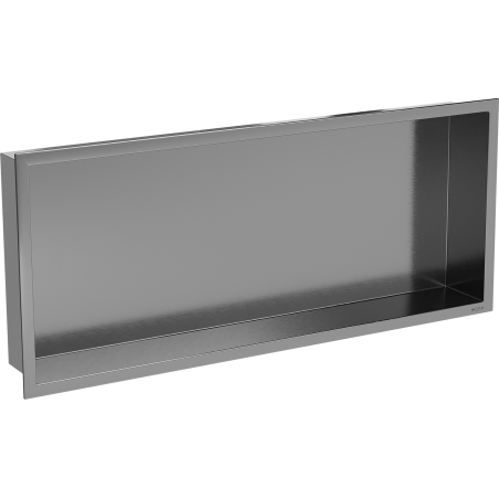Mexen X-Wall-R półka wnękowa z kołnierzem 75 x 30 cm, gun gray szczotkowany - 19E0753010