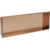 Mexen X-Wall-NR ninššita riiul ilma ääriseta 90 x 30 cm, harjatud vask - 19C1903010