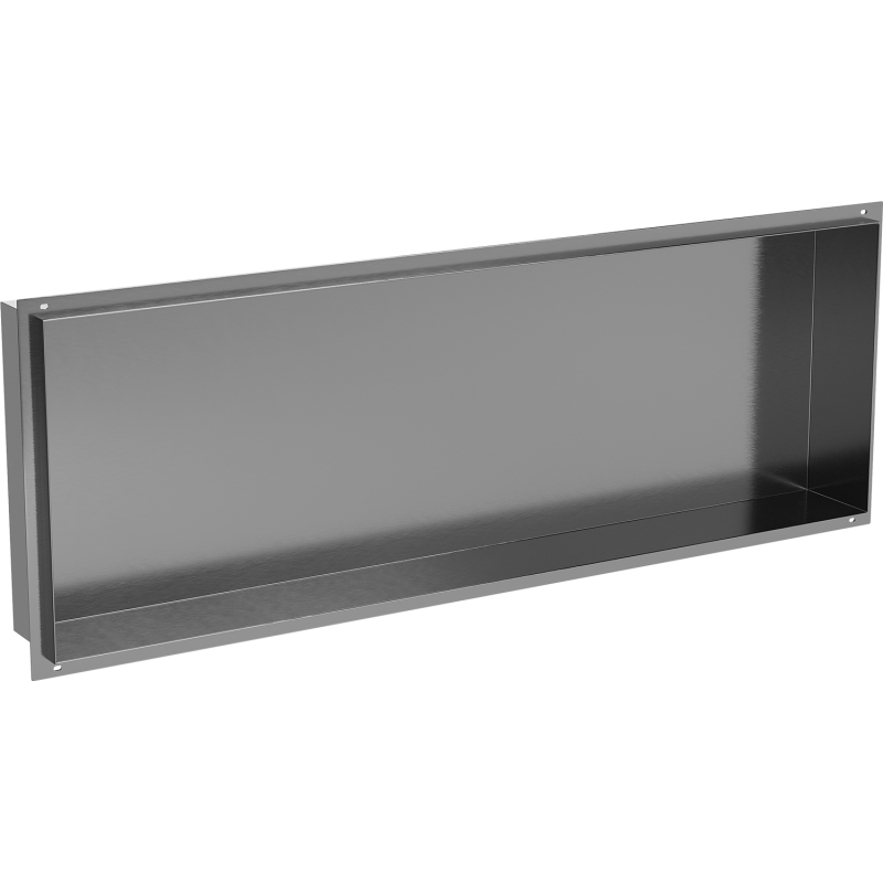 Mexen X-Wall-NR nišas plaukts bez malas 90 x 30 cm, matēts pelēks - 19E1903010
