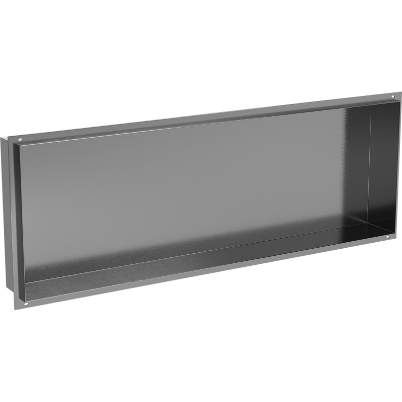 Mexen X-Wall-NR nischhylla utan krage 90 x 30 cm, borstad gun gray - 19E1903010