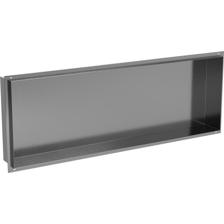 Mexen X-Wall-NR półka wnękowa bez kołnierza 90 x 30 cm, gun gray szczotkowany - 19E1903010