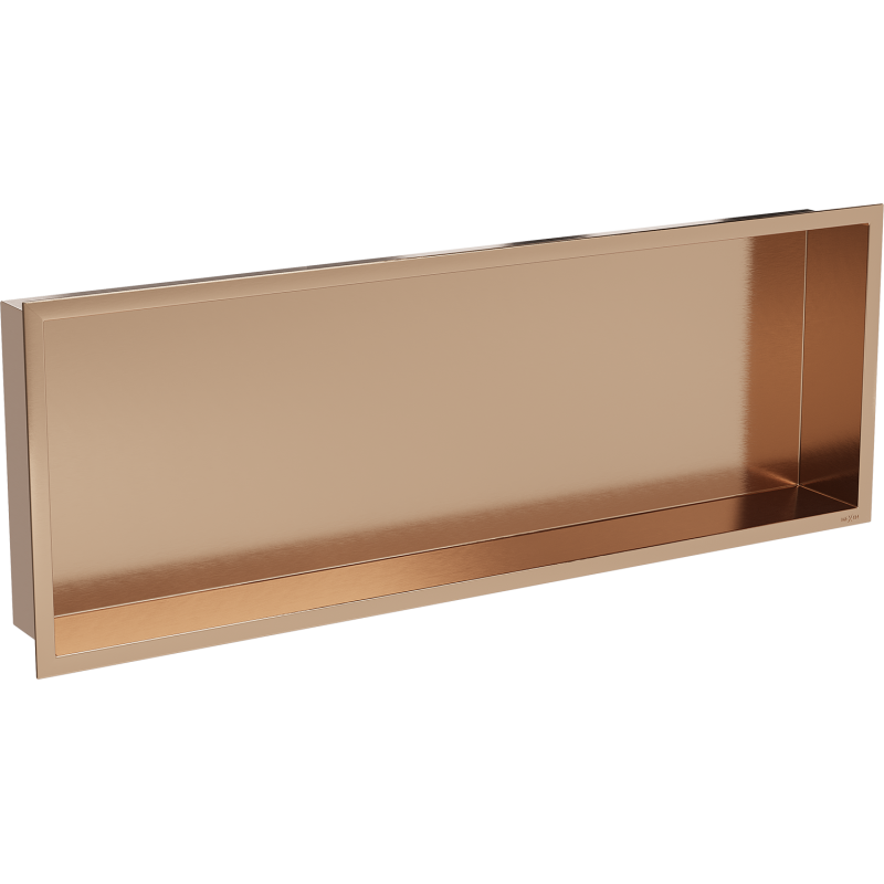 Mexen X-Wall-R nišas plaukts ar atloku 90 x 30 cm, slīpēta varš - 19C0903010