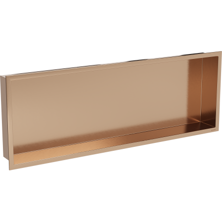 Mexen X-Wall-R nišas plaukts ar atloku 90 x 30 cm, slīpēta varš - 19C0903010