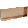 Mexen X-Wall-R ενσωματωμένο ράφι με χείλος 90 x 30 εκ., βουρτσισμένος χαλκός