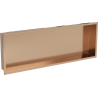 Mexen X-Wall-R nischhylla med krage 90 x 30 cm, borstad koppar - 19C0903010