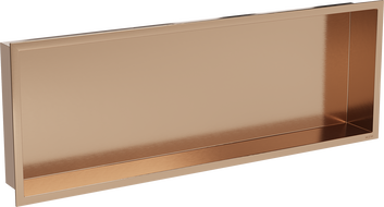 Mexen X-Wall-R nischhylla med krage 90 x 30 cm, borstad koppar - 19C0903010