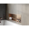 Mexen X-Wall-R syvennetty hylly, jossa kaulus 90 x 30 cm, harjattu kupari - 19C0903010