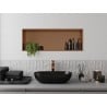Mexen X-Wall-R nišas plaukts ar atloku 90 x 30 cm, slīpēta varš - 19C0903010