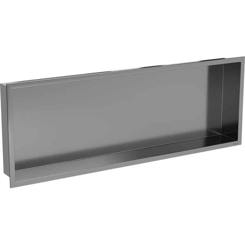 Mexen X-Wall-R nisplank met kraag 90 x 30 cm, geborsteld gun gray - 19E0903010