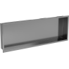 Mexen X-Wall-R nišas plaukts ar atloku 90 x 30 cm, pulēts gun gray - 19E0903010