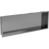 Mexen X-Wall-R półka wnękowa z kołnierzem 90 x 30 cm, gun gray szczotkowany - 19E0903010