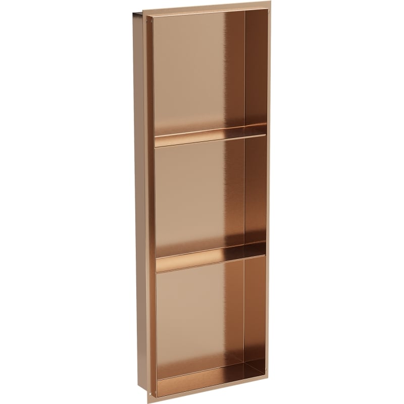 Mexen X-Wall-NR mensola a incasso senza flangia con ripiano 90 x 30 cm, rame spazzolato - 19C1903010S