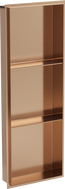 Mexen X-Wall-NR estante empotrado sin reborde con repisa 90 x 30 cm, cobre cepillado - 19C1903010S
