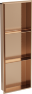 Mexen X-Wall-NR recessed shelf without flange with shelf 90 x 30 cm, brushed copper - 19C1903010S