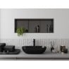 Mexen X-Wall-NR mensola incassata senza bordo con ripiano 90 x 30 cm, grigio canna di fucile spazzolato - 19E1903010S