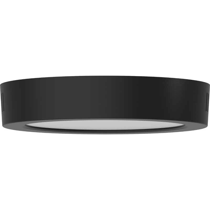 Mexen LDSR LED griesti virsgaismas plafons, Ø 17 cm, 12W, Neitrāls - 4000K, 960 lm, melns - L212-017-1240-70