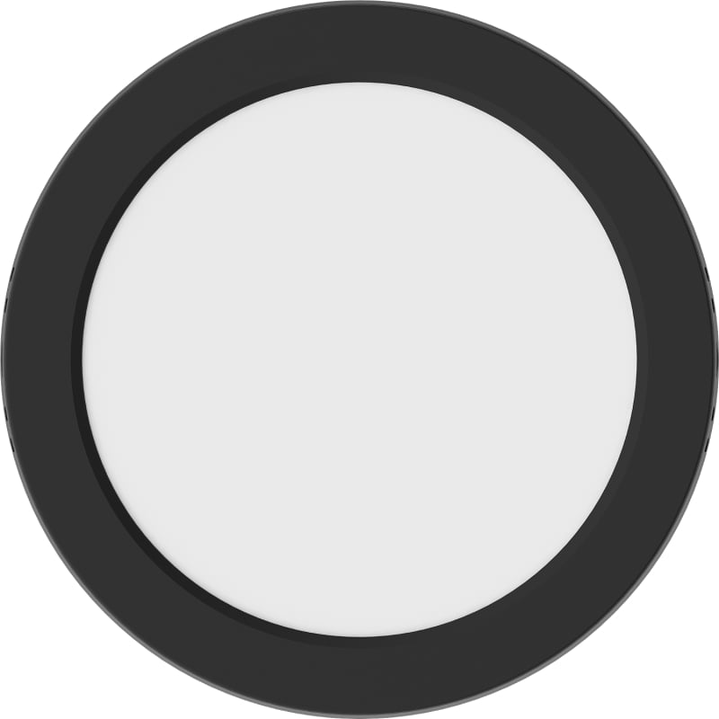 Mexen LDSR LED-Deckenleuchte Aufputz fi 17 cm, 12W, Neutral - 4000K, 960 lm, schwarz - L212-017-1240-70
