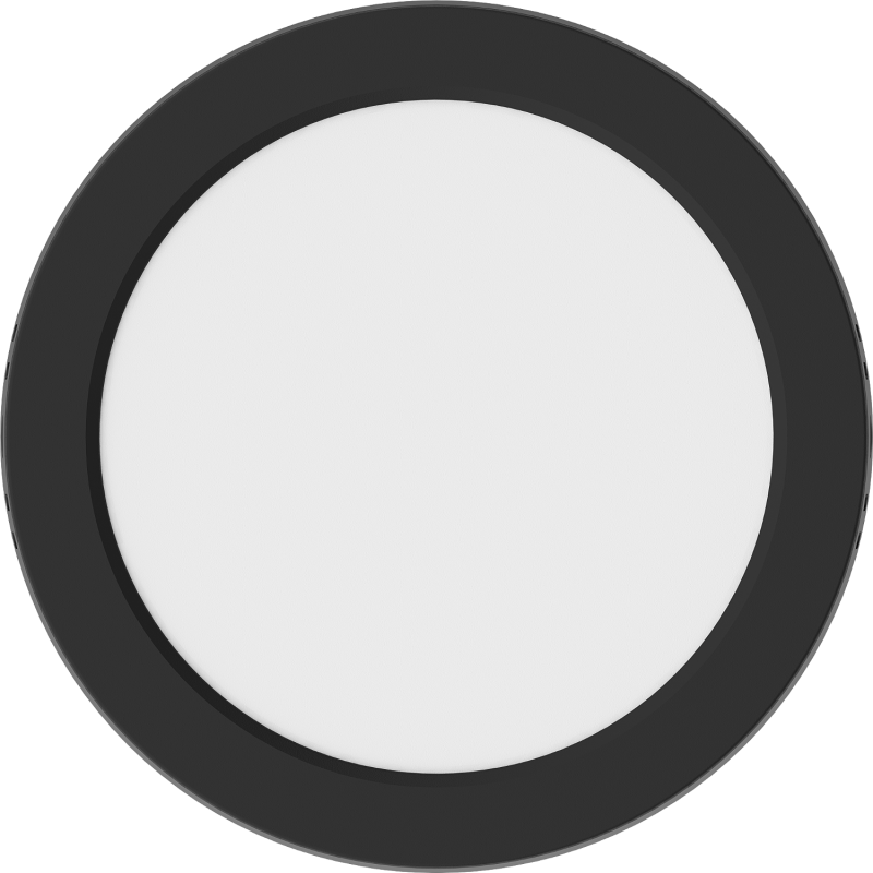 Mexen LDSR LED griesti virsgaismas plafons, Ø 17 cm, 12W, Neitrāls - 4000K, 960 lm, melns - L212-017-1240-70