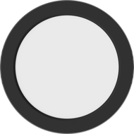 Mexen LDSR LED griesti virsgaismas plafons, Ø 17 cm, 12W, Neitrāls - 4000K, 960 lm, melns - L212-017-1240-70