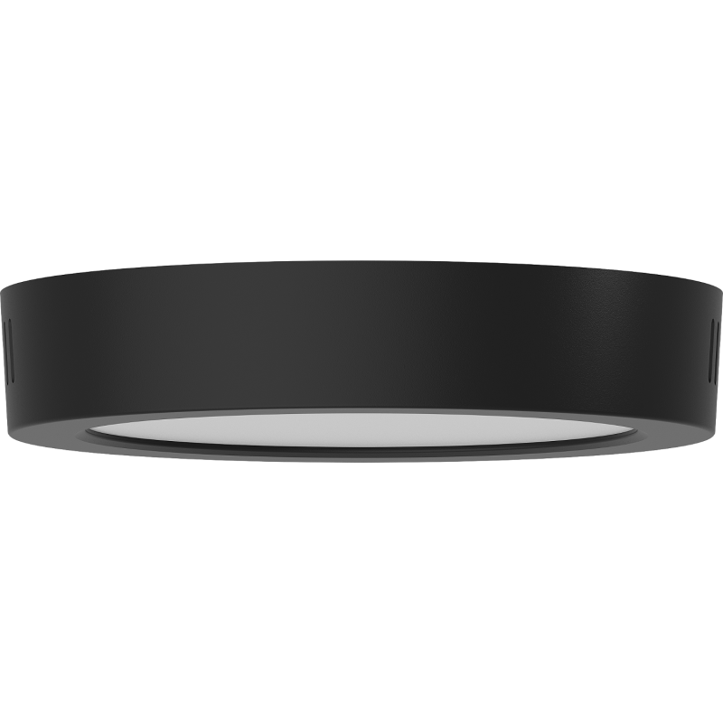 Mexen LDSR plafon sufitowy LED natynkowy fi 17 cm, 12W, Zimna - 6500K, 960 lm, czarny - L212-017-1265-70