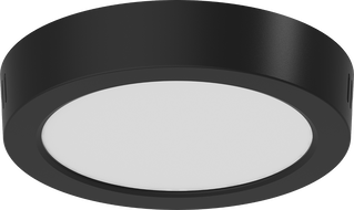 Mexen LDSR LED virsapmetuma griestu lampa, diametrs 17 cm, 12W, Auksts - 6500K, 960 lm, melna - L212-017-1265-70