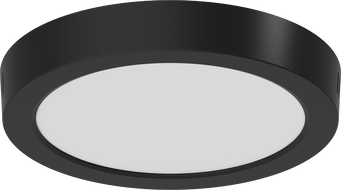Mexen LDSR LED stropna stropna svjetiljka nadgradna fi 22 cm, 18W, Neutralna - 4000K, 1440 lm, crna - L212-022-1840-70