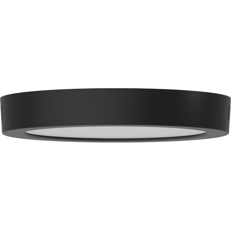 Mexen LDSR plafón de techo LED de superficie de 22 cm, 18W, Neutro - 4000K, 1440 lm, negro - L212-022-1840-70