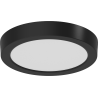 Mexen LDSR opbouwplafond LED, diameter 22 cm, 18W, Koud - 6500K, 1440 lm, zwart - L212-022-1865-70