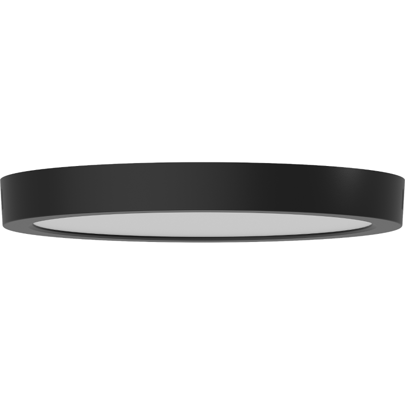 Mexen LDSR plafon sufitowy LED natynkowy fi 30 cm, 24W, Neutralna - 4000K, 1920 lm, czarny - L212-030-2440-70
