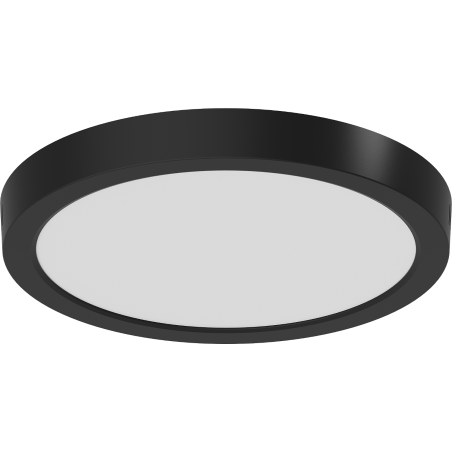 Mexen LDSR LED griesti uz virsmas uzmantojams plafons, Ø 30 cm, 24W, Neitrāla - 4000K, 1920 lm, melns - L212-030-2440-70