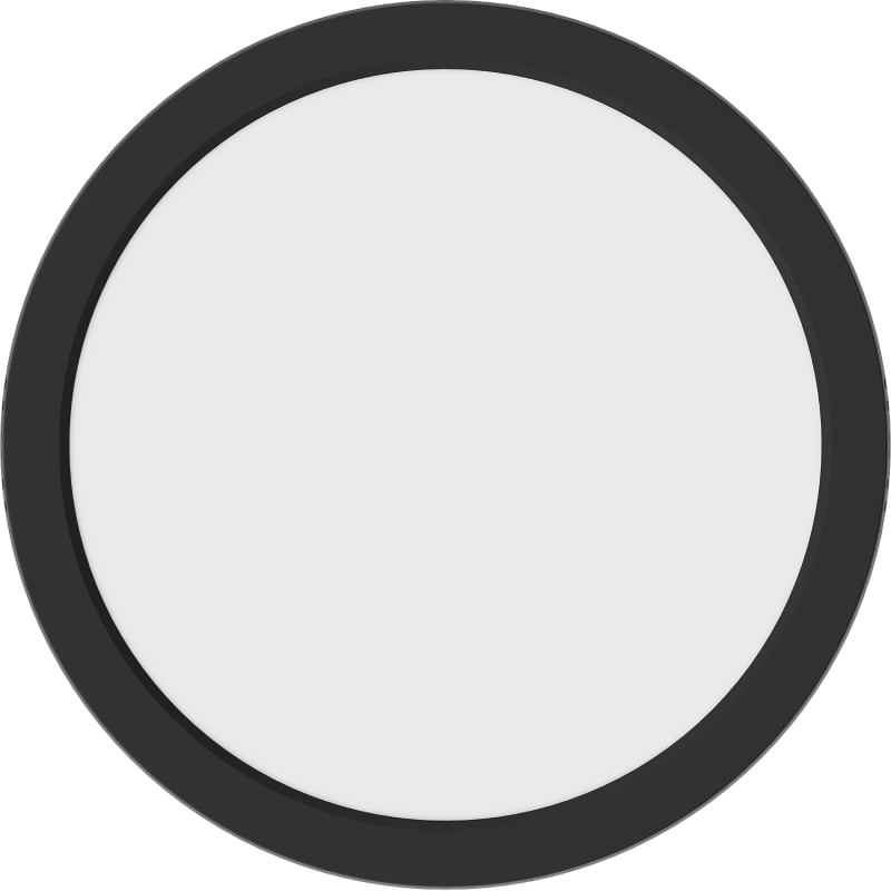 Mexen LDSR LED-Deckenleuchte für Aufputzmontage Ø 30 cm, 24W, Neutral - 4000K, 1920 lm, schwarz - L212-030-2440-70