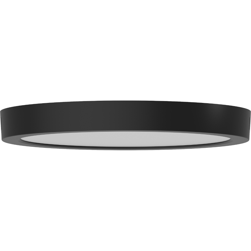 Mexen LDSR plafon sufitowy LED natynkowy fi 30 cm, 24W, Zimna - 6500K, 1920 lm, czarny - L212-030-2465-70