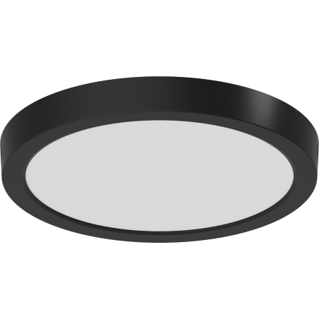 Mexen LDSR LED-Deckenleuchte Aufputz Ø 30 cm, 24W, Kalt - 6500K, 1920 lm, schwarz - L212-030-2465-70