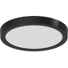 Mexen LDSR plafon sufitowy LED natynkowy fi 30 cm, 24W, Zimna - 6500K, 1920 lm, czarny - L212-030-2465-70
