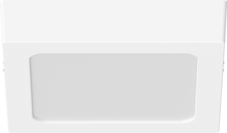 Mexen LDSS plafon sufitowy LED natynkowy 17 x 17 cm, 12W, Zimna - 6500K, 1320 lm, biały - L213-017-1265-20