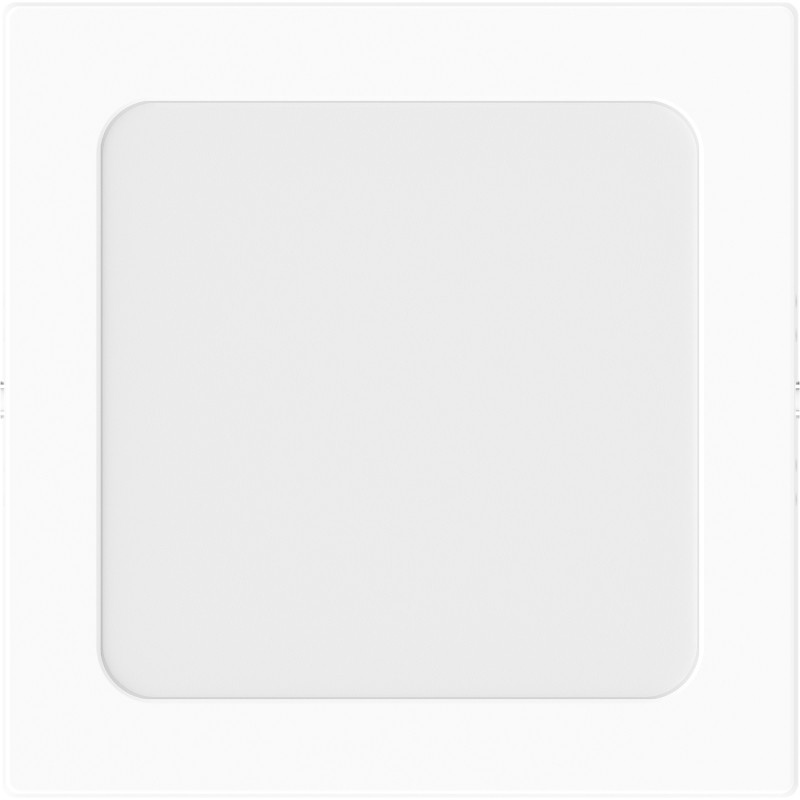 Mexen LDSS LED-taklampa ytmålad 17 x 17 cm, 12W, kall - 6500K, 1320 lm, vit - L213-017-1265-20
