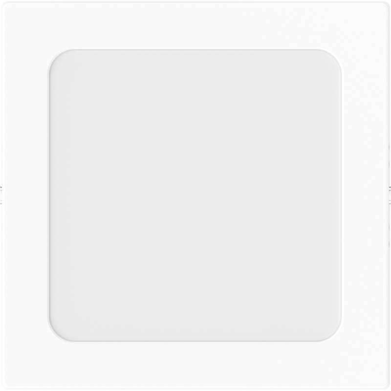 Mexen LDSS plafon sufitowy LED natynkowy 17 x 17 cm, 12W, Zimna - 6500K, 1320 lm, biały - L213-017-1265-20