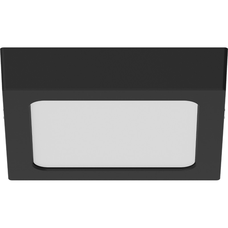 Mexen LDSS Πλαφονιέρα οροφής LED επιφανειακή 17 x 17 cm, 12W, Ψυχρό - 6500K, 960 lm, μαύρο