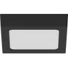 Mexen LDSS plafon sufitowy LED natynkowy 17 x 17 cm, 12W, Zimna - 6500K, 960 lm, czarny - L213-017-1265-70