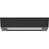 Mexen LDSS stropna LED svetilka nadometna 17 x 17 cm, 12W, Hladna - 6500K, 960 lm, črna - L213-017-1265-70