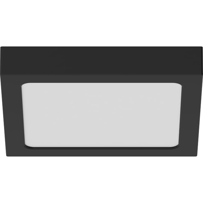 Mexen LDSS LED-Deckenleuchte, Aufputzmontage, 22 x 22 cm, 18W, Neutral - 4000K, 1440 lm, schwarz - L213-022-1840-70