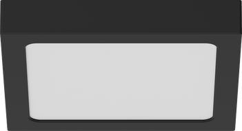 Mexen LDSS LED griestu lampa, biezmetināma, 22 x 22 cm, 18W, Neitrāla - 4000K, 1440 lm, melna - L213-022-1840-70